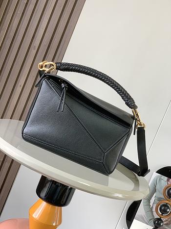 Bagsaaa Loewe Small Puzzle bag in mellow calfskin black - 24*10.5*16 cm