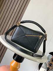 Bagsaaa Loewe Small Puzzle bag in mellow calfskin black - 24*10.5*16 cm - 4