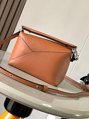 Bagsaaa Loewe Mini Puzzle bag in classic calfskin brown - 18x8x12 cm - 3