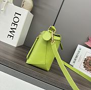 Bagsaaa Loewe Small Puzzle bag in classic calfskin meadow green - 24X16.5X10.5 cm - 5