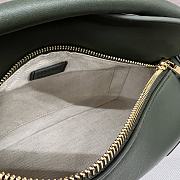 Bagsaaa Loewe Small Puzzle bag in classic calfskin bottle green - 24X16.5X10.5 cm - 2