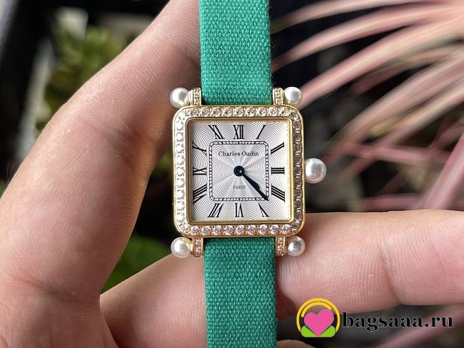 Bagsaaa Charles Oudin Green Watch - 1