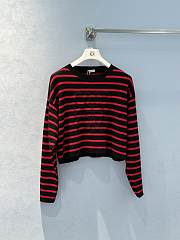 Bagsaaa Loewe Anagram Sweater Red & Black - 1