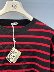 Bagsaaa Loewe Anagram Sweater Red & Black - 4