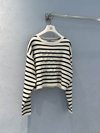 Bagsaaa Loewe Anagram Sweater White & Black