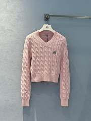 Bagsaaa Loewe Sweater in cotton pink - 1