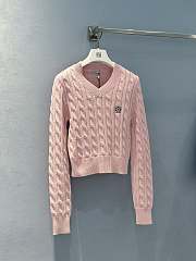 Bagsaaa Loewe Sweater in cotton pink - 4