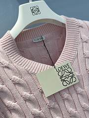 Bagsaaa Loewe Sweater in cotton pink - 3