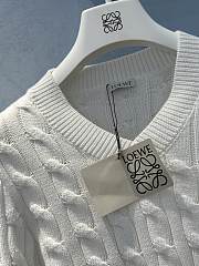 Bagsaaa Loewe Sweater in cotton white - 5