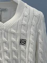 Bagsaaa Loewe Sweater in cotton white - 4