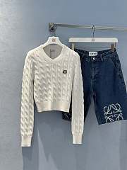 Bagsaaa Loewe Sweater in cotton white - 3