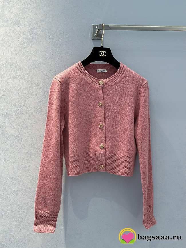 Bagsaaa Chanel Pink Cardigan - 1