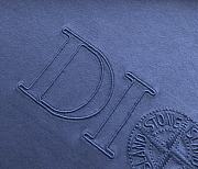 Bagsaaa Dior And Stone Island T-Shirt Oversized Fit Blue Cotton Jersey - 2