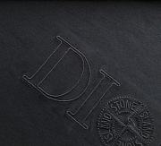 Bagsaaa Dior And Stone Island T-Shirt Oversized Fit Black Cotton Jersey - 2