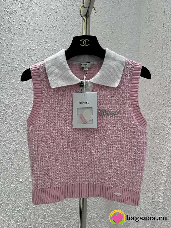 Bagsaaa Chanel Pink Tweed Top - 1