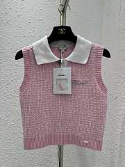 Bagsaaa Chanel Pink Tweed Top - 1