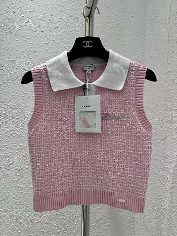 Bagsaaa Chanel Pink Tweed Top