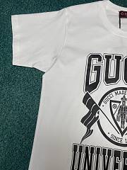 Bagsaaa Gucci Cotton Jersey Printed T-Shirt White - 2