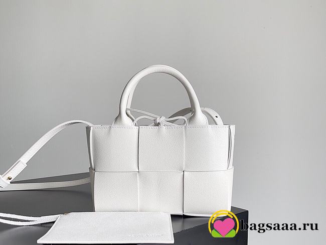 Bagsaaa Bottega Veneta Candy Arco Tote Bag White - 20*7*13cm - 1