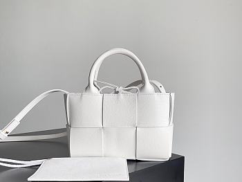 Bagsaaa Bottega Veneta Candy Arco Tote Bag White - 20*7*13cm