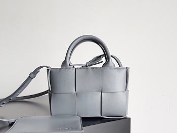 Bagsaaa Bottega Veneta Candy Arco Tote Bag Grey - 20*7*13cm