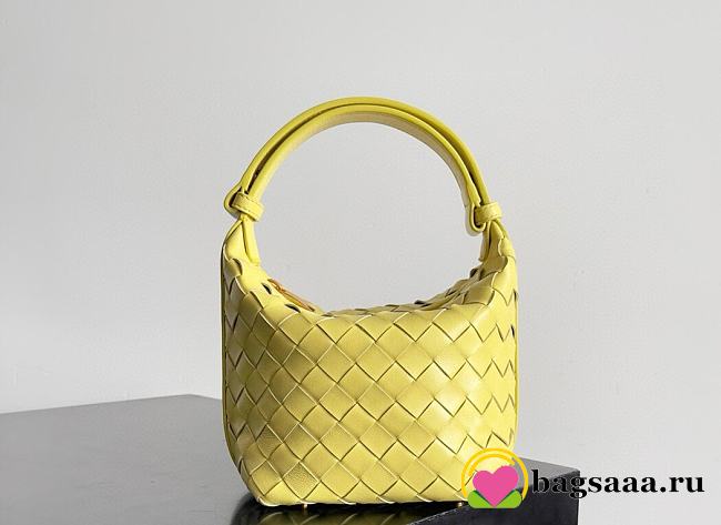 Bagsaaa Bottega Veneta Candy Wallace Yellow - 17*13.5*5cm - 1