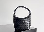 Bagsaaa Bottega Veneta Candy Wallace Black - 17*13.5*5cm - 1