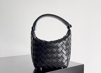 Bagsaaa Bottega Veneta Candy Wallace Black - 17*13.5*5cm