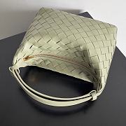 Bagsaaa Bottega Veneta Mini Wallace Green Travertine - 20x13x9.5 cm - 4