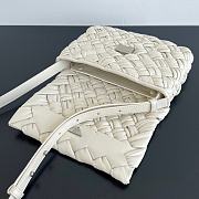 Bagsaaa Bottega Veneta Small Rumple Messenger White - 21x14x5cm - 2