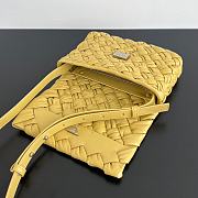 Bagsaaa Bottega Veneta Small Rumple Messenger Yellow - 21x14x5cm - 4