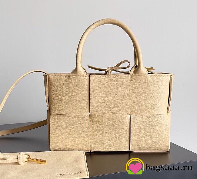 Bagsaaa Bottega Veneta Mini Arco Tote Beige - 25*16*8cm - 1