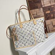 Bagsaaa Louis Vuitton M24905 Neverfull MM Multicolor Beige - 31 x 28 x 14 cm - 1