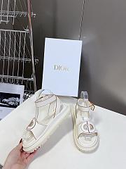 Bagsaaa Dior D-Club Sandal White Calfskin - 3