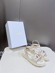 Bagsaaa Dior D-Club Sandal White Calfskin - 4