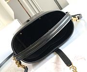 Bagsaaa YSL Le 37 Mini In Shiny Leather 765870 Black - 15 X 13 X 6 CM - 5