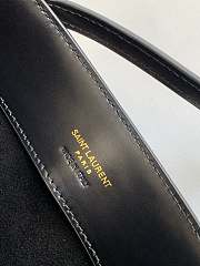 Bagsaaa YSL Le 37 Mini In Shiny Leather 765870 Black - 15 X 13 X 6 CM - 3