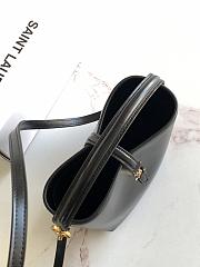 Bagsaaa YSL Le 37 Mini In Shiny Leather 765870 Black - 15 X 13 X 6 CM - 2