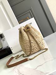 Bagsaaa YSL Mini Joe In Raffia 774297 - 19 X 13 X 13 CM - 1