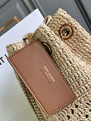 Bagsaaa YSL Mini Joe In Raffia 774297 - 19 X 13 X 13 CM - 4