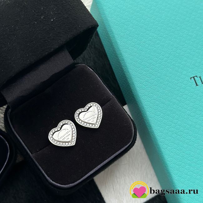 Bagsaaa Tiffany&Co Heart Earrings - 1