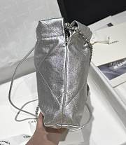 Bagsaaa Chanel 22 Mini Handbag Silver - 19x20x6cm - 4