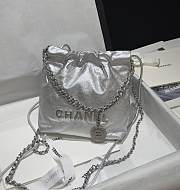 Bagsaaa Chanel 22 Mini Handbag Silver - 19x20x6cm - 1