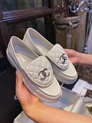 Bagsaaa Chanel Moccasins White Shoes - 1