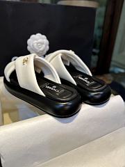 Bagsaaa Chanel Black & White Sandals - 4