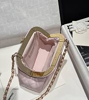 Bagsaaa Chanel Clutch Lambskin Light Pink AS4717 - 16 × 24 × 8 cm - 4