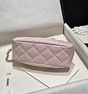 Bagsaaa Chanel Clutch Lambskin Light Pink AS4717 - 16 × 24 × 8 cm - 2