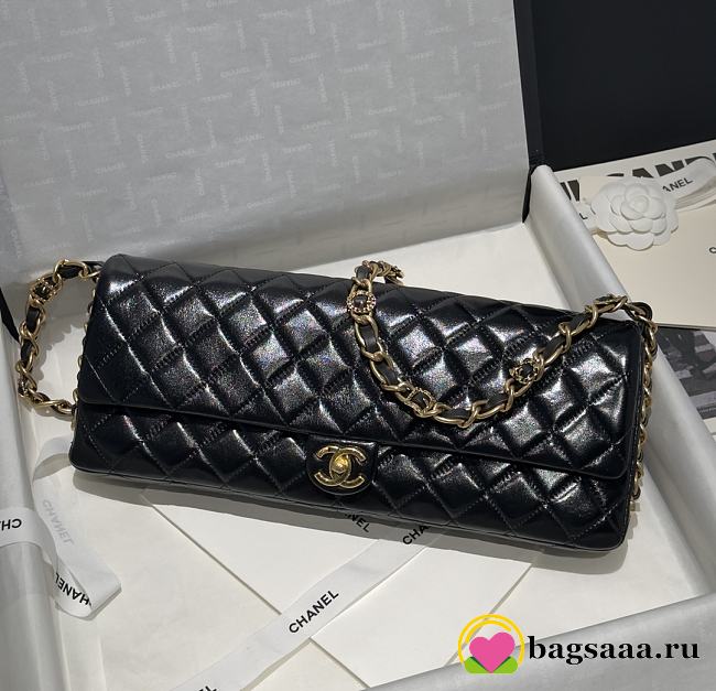 Bagsaaa Chanel Maxi Clutch Bag Black AS5006 - 18 × 38 × 4 cm - 1