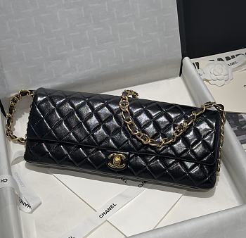 Bagsaaa Chanel Maxi Clutch Bag Black AS5006 - 18 × 38 × 4 cm