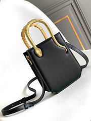 Bagsaaa Bvlgari Serpentine Black Bag - 13 X 17.5 X 5.5 Cm - 1